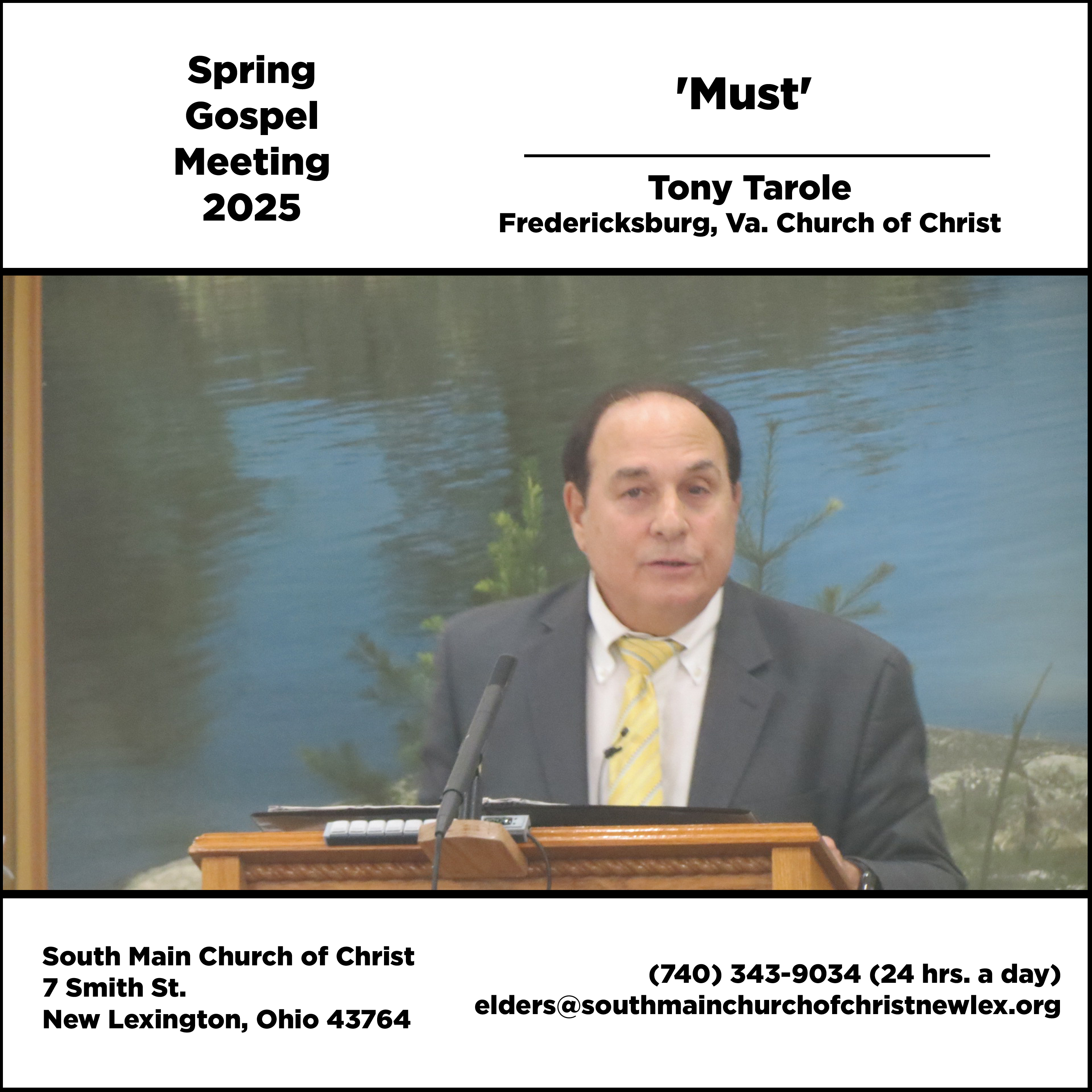 Spring 2025 Sunday evening: ‘Must’ episode artwork