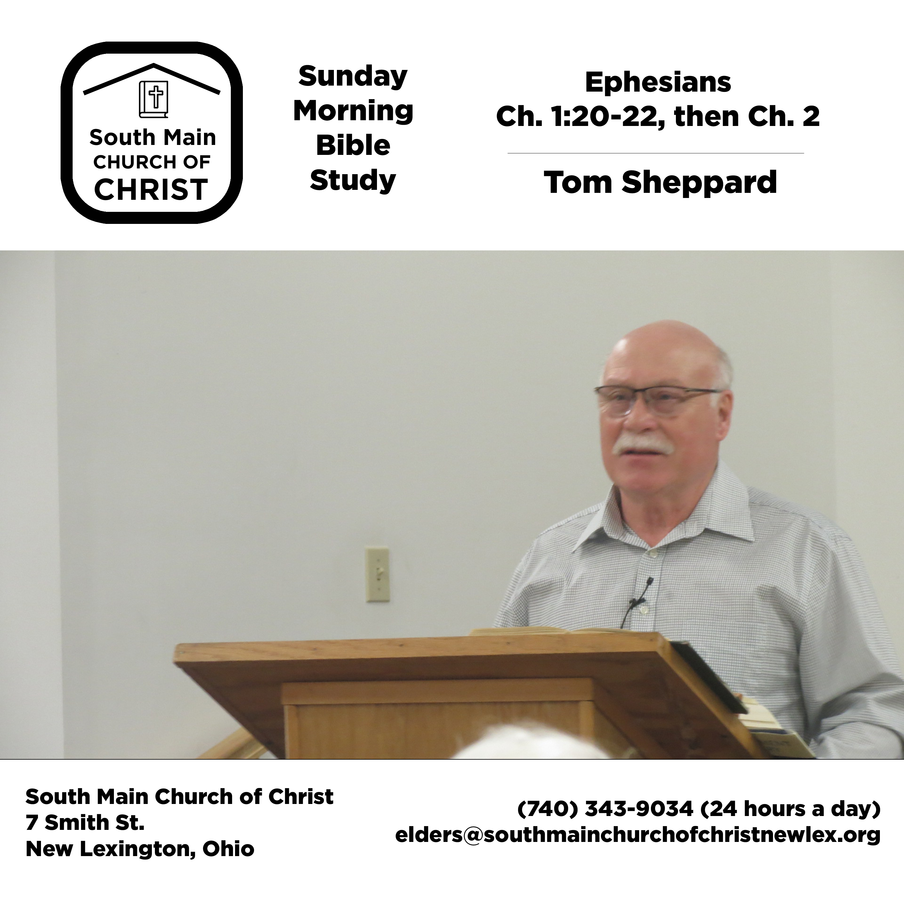 South Main Church of Christ Bible Study