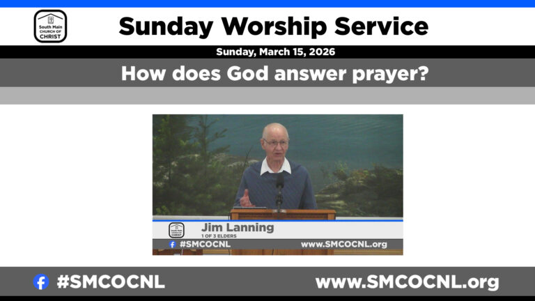 How does God answer prayers? | #smcocnl | Sunday Worship Service March 15, 2026