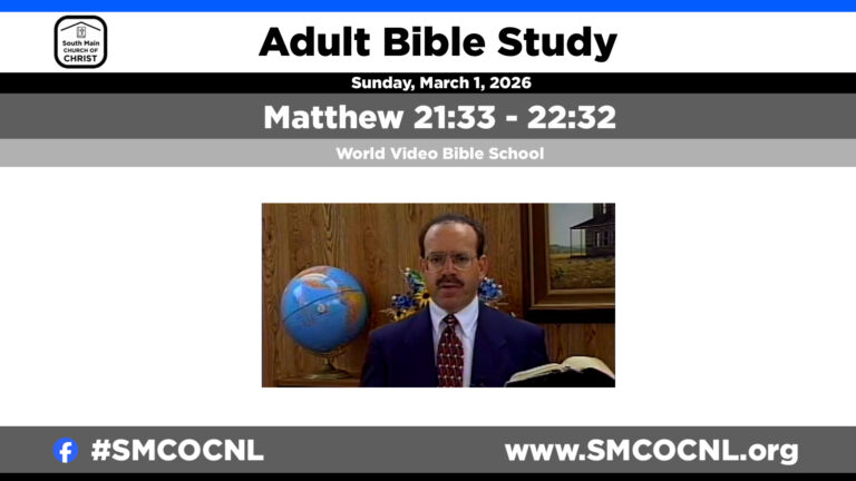 Matthew 21:33-22:32 | adult Bible study | #smcocnl