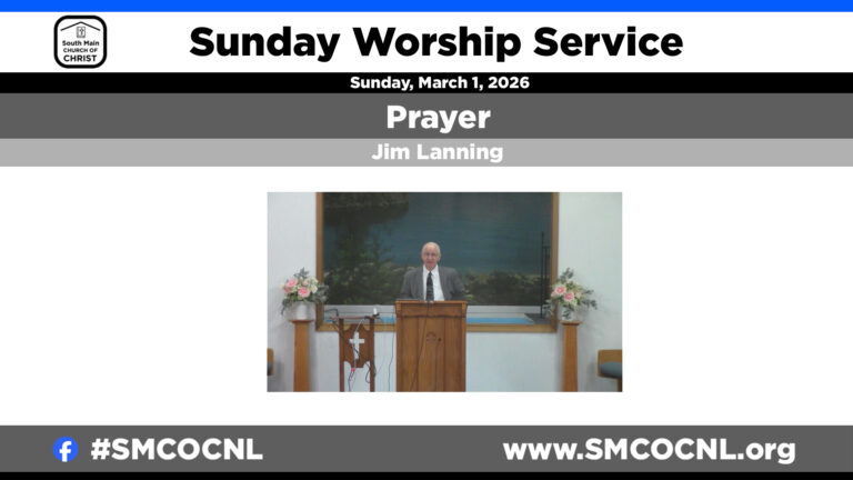 Prayer | Sunday Worship Service | #smcocnl