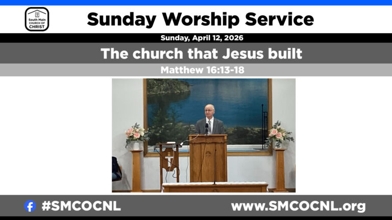 The church that Jesus built | #smcocnl | Sunday Worship Service